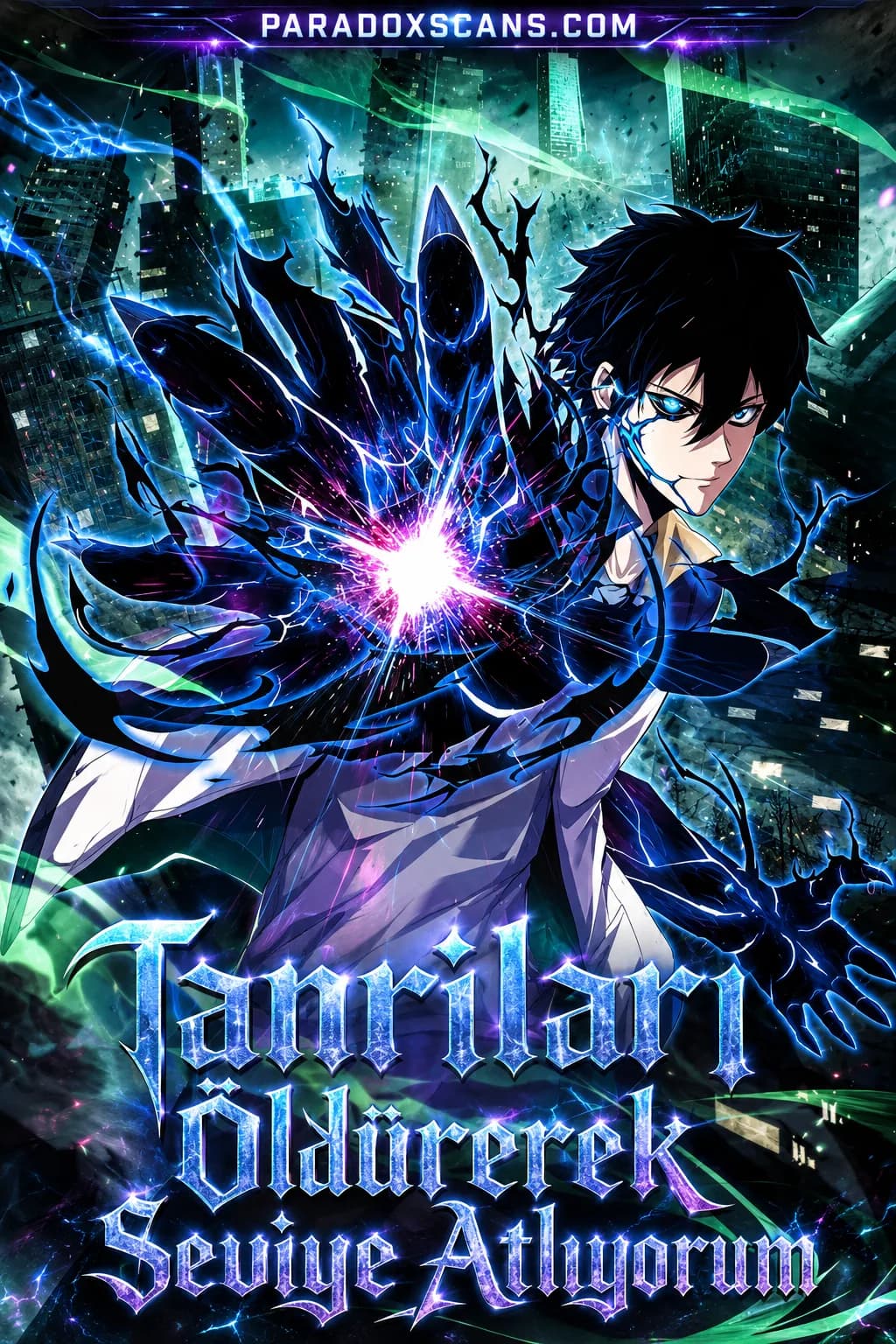 Tanrıları Öldürerek Seviye Atlıyorum manga kapağı