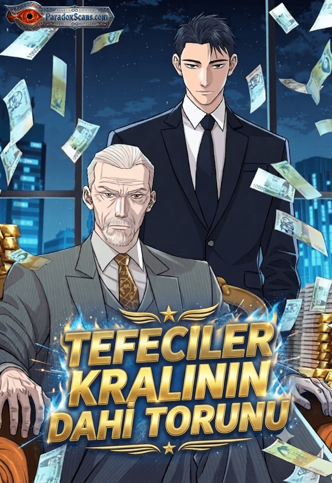 Tefeciler Kralının Dahi Torunu manga kapağı