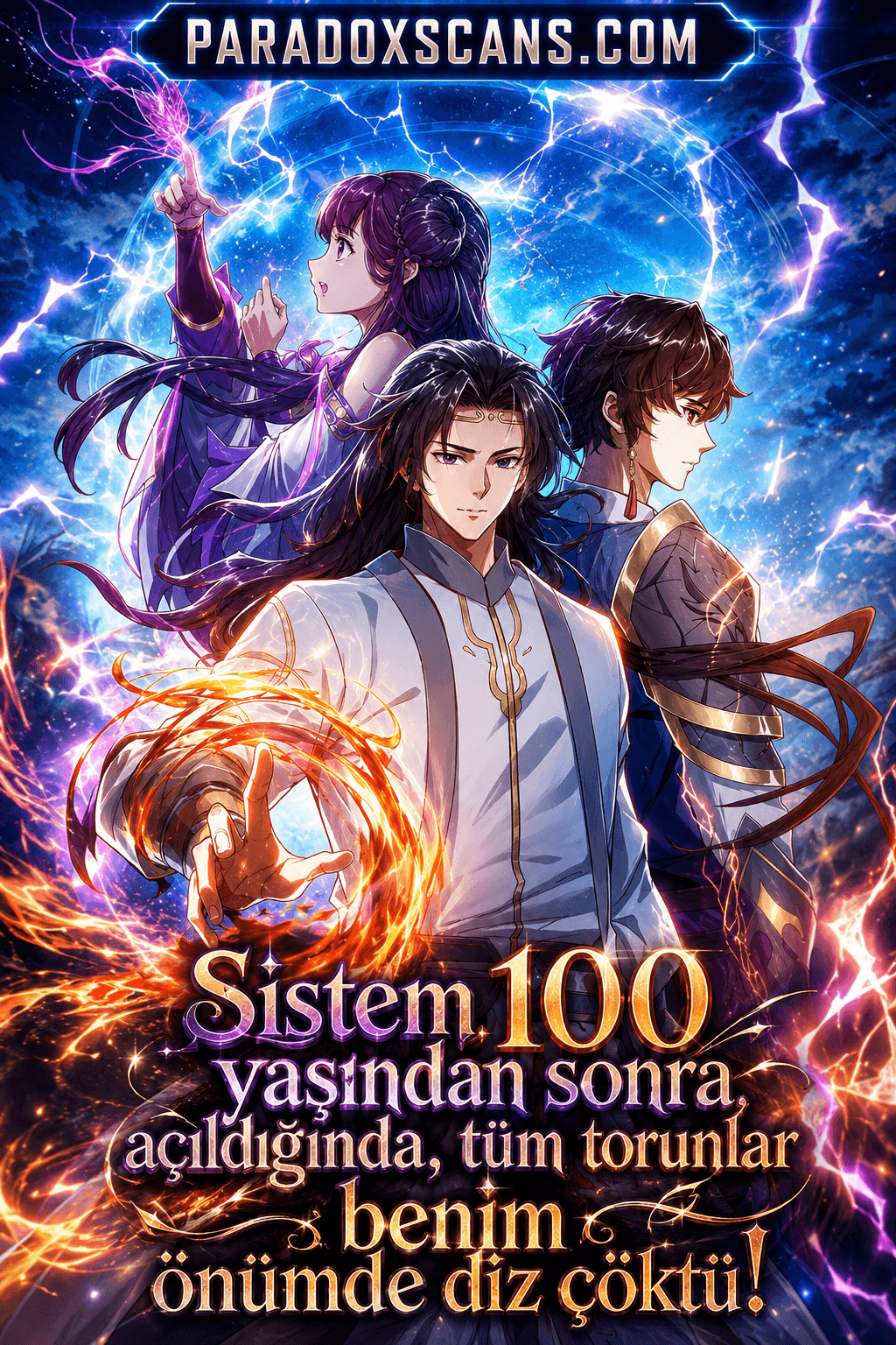 Sistem 100 yaşından sonra açıldığında tüm herkes önümde diz çöktü manga kapağı